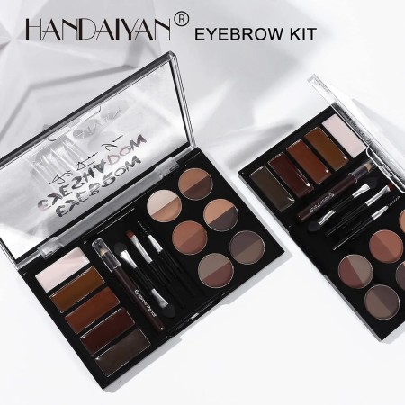 HANDAIYAN-12 Colors Eyebrow Makeup Plate