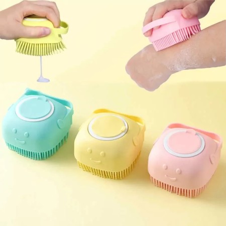(3 পিস) Soft Silicone Bath Brush