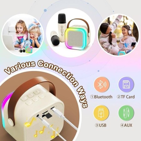 Portable Wireless Karaoke Speaker With  Microphone