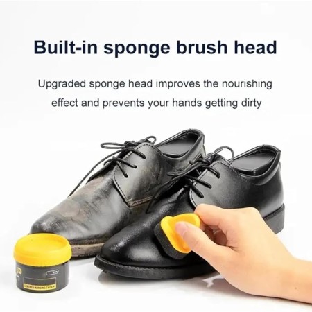 Leather Shoe Nursing Cream (Black Color)