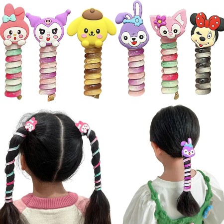 (6 পিস) Cute Baby Hair Band