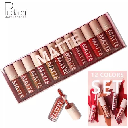 Pudaier Cosmetics Air Matte Lip Color 12 Pc Set