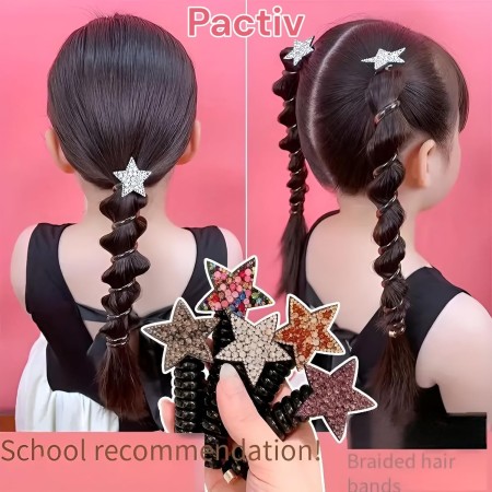 ( 5 পিস) Star Cute Baby Hair Band