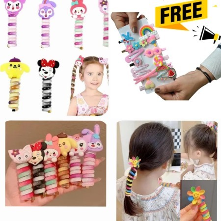 (12 পিস) Super Trendy Hair band(১৪ পিস হেয়ার ক্লিপ ফ্রি)